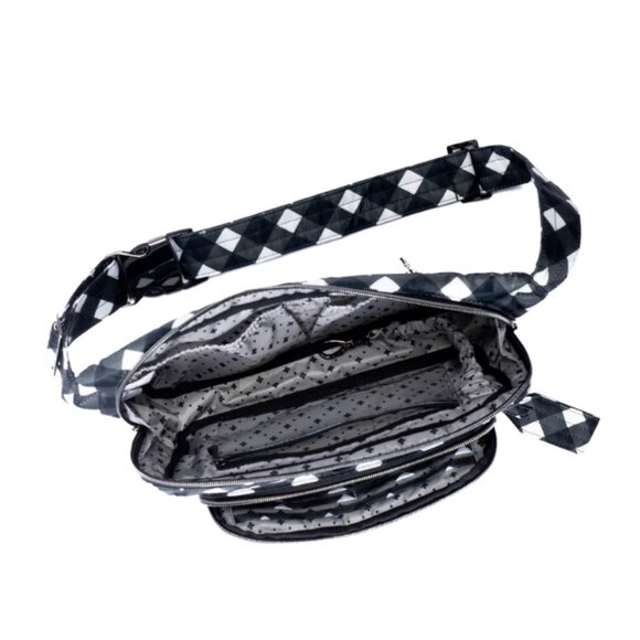 Brand New Lug Gingham Black Hitch Belt Bag